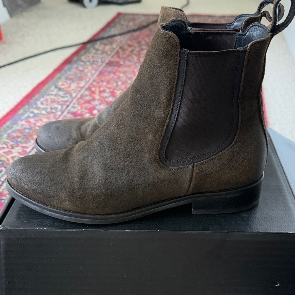 Thursday Boot Company Women's Brown Suede Chelsea Boots